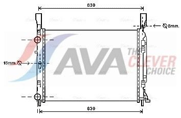 RTA2469 AVA Радиатор основной